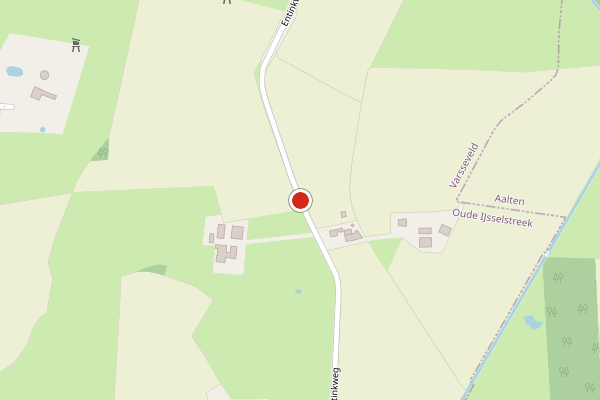 Brandweer-melding op Entinkweg, Varsseveld op 28 juni, kaart-overzicht