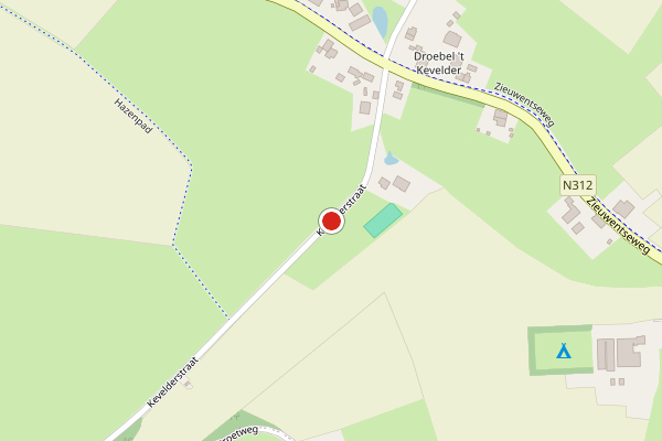 Brandweer-melding op Kevelderstraat, Zieuwent op 27 juni, kaart-overzicht