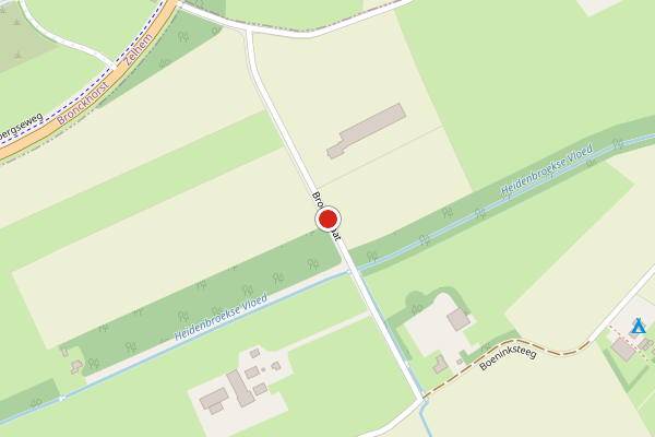 Brandweer-melding op Broekstraat, Doetinchem op 28 juni, kaart-overzicht