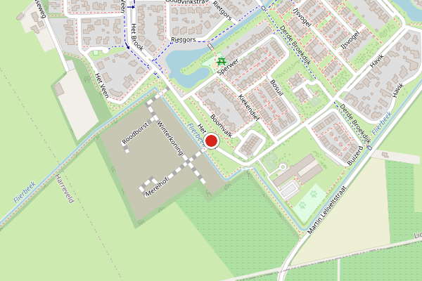 Brandweer-melding op Het Brook, Lichtenvoorde op 28 juni, kaart-overzicht