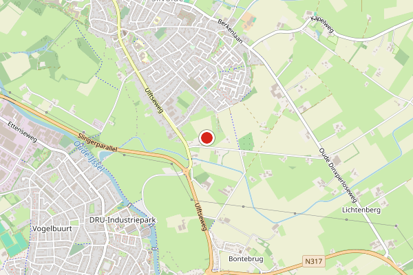 Brandweer-melding op Pendeweg Isselburg op 29 juni, kaart-overzicht