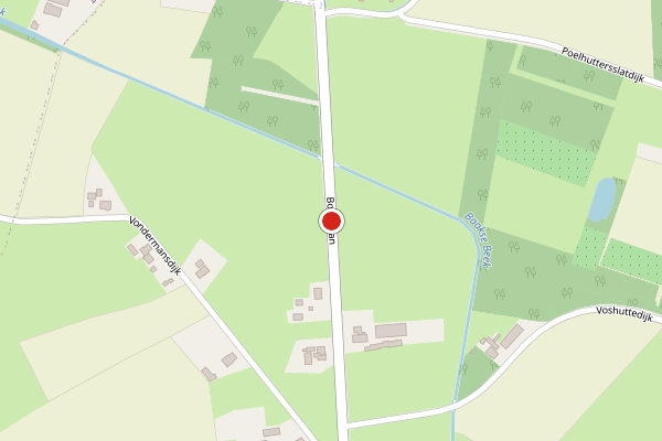 Brandweer-melding op Boschlaan, Lichtenvoorde op 29 juni, kaart-overzicht