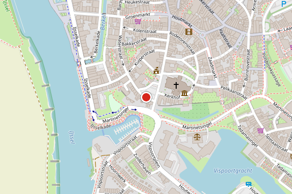 Brandweer-melding op Gravenhof, Zutphen op 30 juni, kaart-overzicht