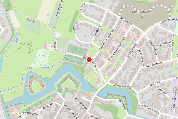 Brandweer-melding op Halve Maanweg, Groenlo op 30 juni, kaart-overzicht