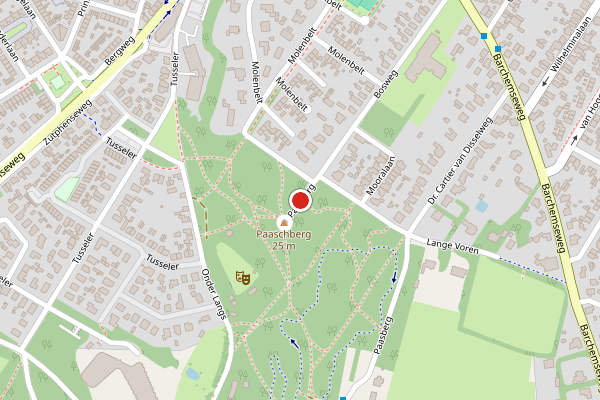 Brandweer-melding op Paasberg, Lochem op 2 juli, kaart-overzicht
