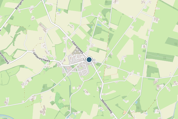 Politie-melding op Meddo op 2 juli, kaart-overzicht