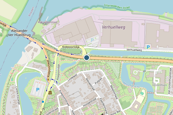 Politie-melding op N317 Li, Doesburg op 16 april, kaart-overzicht