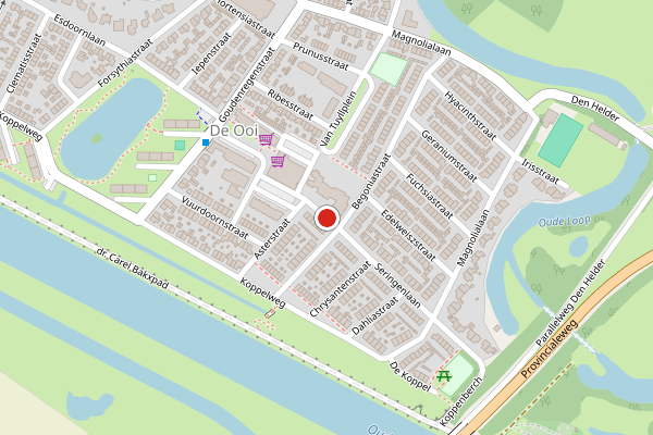 Brandweer-melding op Seringenlaan, Doesburg op 5 juli, kaart-overzicht