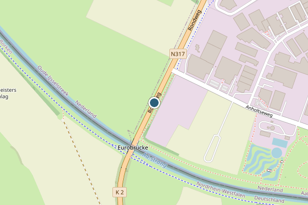 Politie-melding op Rondweg, Dinxperlo op 19 april, kaart-overzicht