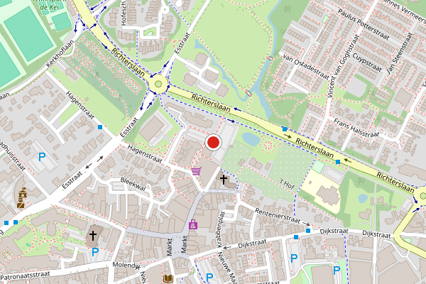 Brandweer-melding op Carel Looierstraat, Lichtenvoorde op 7 juli, kaart-overzicht