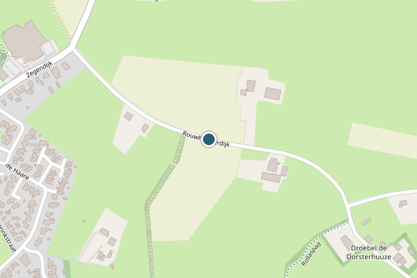 Politie-melding op Rouwhorsterdijk, Zieuwent op 23 april, kaart-overzicht