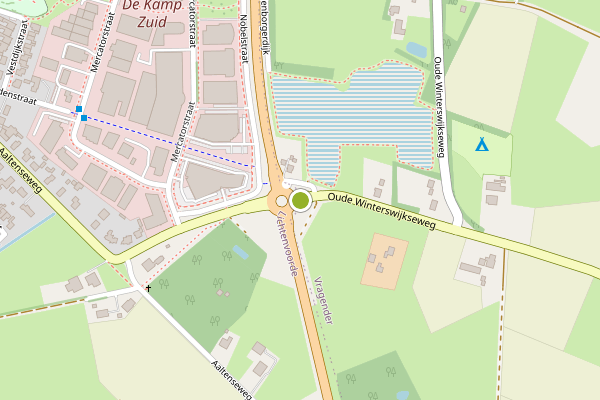 Ambulance-melding op oude winterswijkseweg, Lichtenvoorde op 22 april, kaart-overzicht