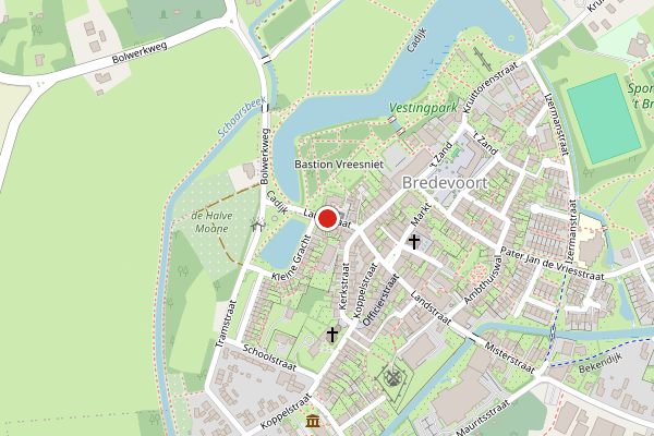 Brandweer-melding op Landstraat, Aalten op 8 mei, kaart-overzicht