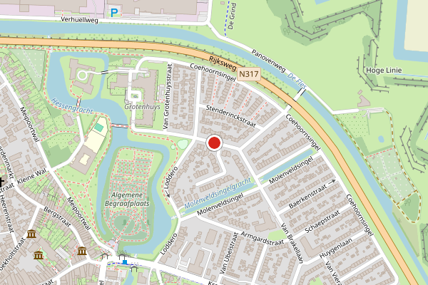 Brandweer-melding op Van Brakellaan, Doesburg op 10 juli, kaart-overzicht