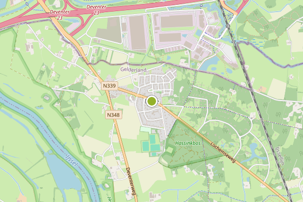 Ambulance-melding op Epse op 11 juli, kaart-overzicht