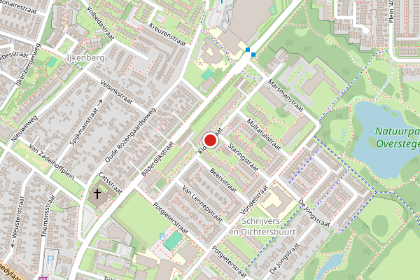 Brandweer-melding op Kloosstraat, Doetinchem op 11 juli, kaart-overzicht