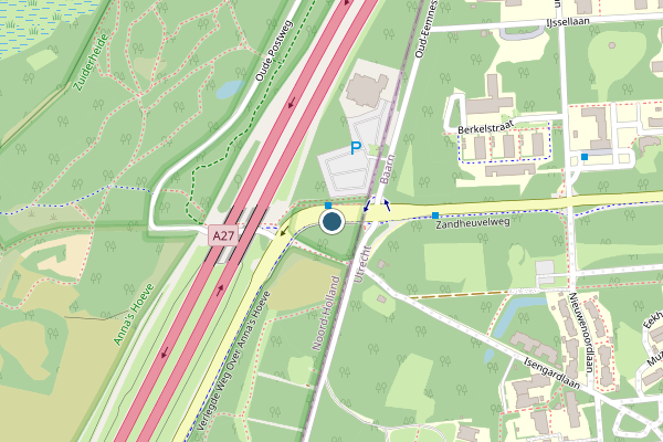 Politie-melding op Laren op 13 juli, kaart-overzicht