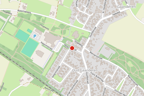 Brandweer-melding op Pelgrimstraat, Gaanderen op 18 april, kaart-overzicht