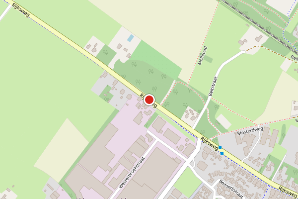 Brandweer-melding op Rijksweg, Gaanderen op 11 april, kaart-overzicht