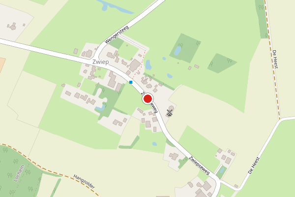 Brandweer-melding op Zwiepseweg, Lochem op 28 februari, kaart-overzicht