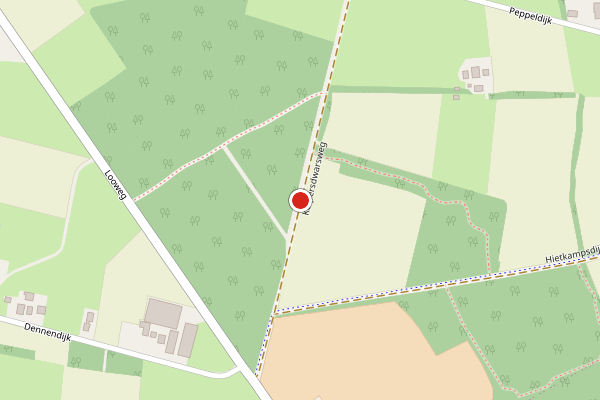 Brandweer-melding op Kuipersdwarsweg, Kring van Dorth op 14 juli, kaart-overzicht