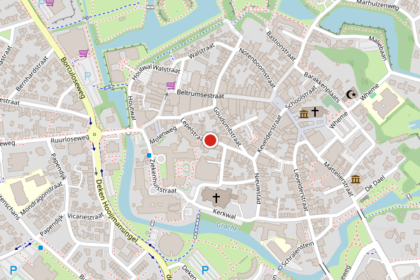 Brandweer-melding op Lepelstraat, Groenlo op 16 juli, kaart-overzicht