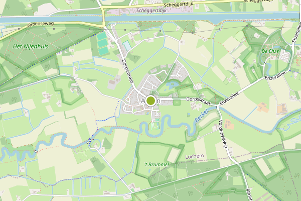 Ambulance-melding op Almen op 17 juli, kaart-overzicht