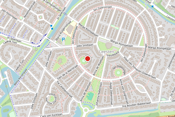 Brandweer-melding op Ien Dalessingel, Zutphen op 17 juli, kaart-overzicht