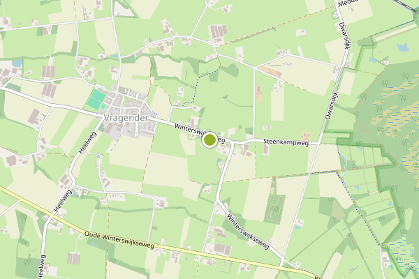 Ambulance-melding op Vragender op 17 juli, kaart-overzicht