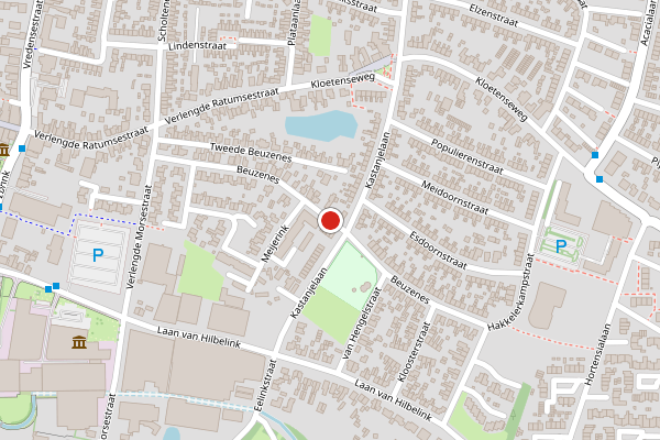 Brandweer-melding op Beuzenes, Winterswijk op 17 juli, kaart-overzicht