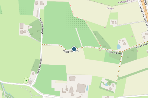 Politie-melding op Vlasspreideweg, Aalten op 17 juli, kaart-overzicht