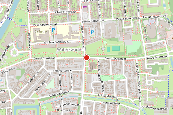 Brandweer-melding op Gerard Doustraat, Zutphen op 17 juli, kaart-overzicht