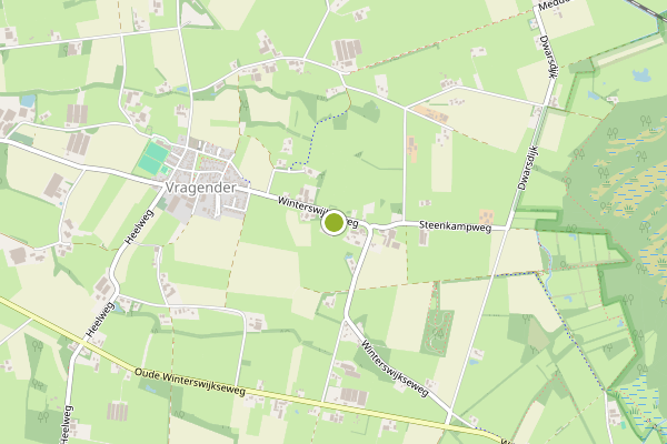 Ambulance-melding op Vragender op 18 juli, kaart-overzicht