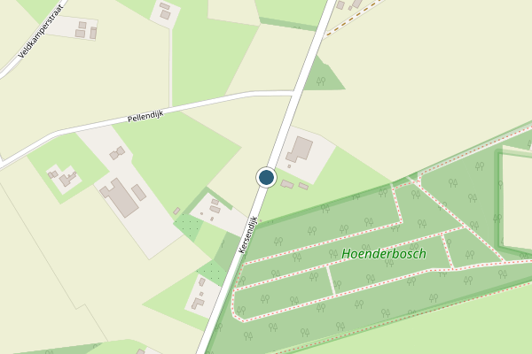 Politie-melding op Kersendijk, Westendorp op 19 juli, kaart-overzicht