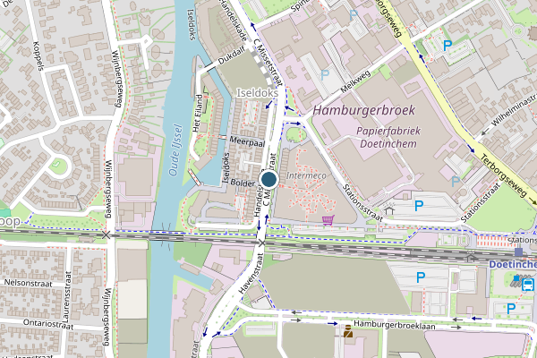 Politie-melding op C Missetstraat, Doetinchem op 11 mei, kaart-overzicht