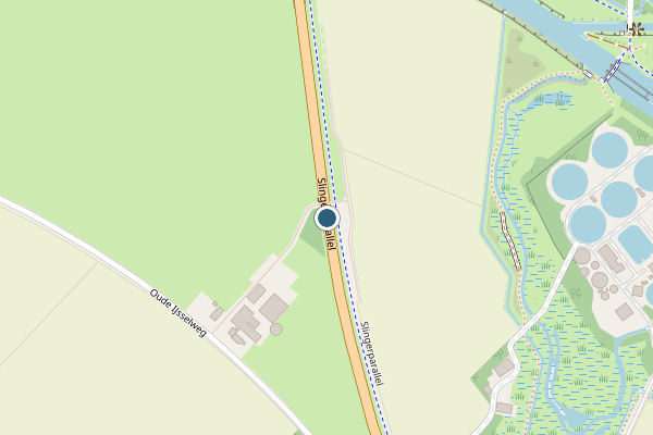 Politie-melding op Slingerparallel, Terborg op 23 juli, kaart-overzicht