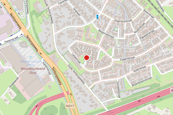 Brandweer-melding op Leliestraat, Doetinchem op 23 juli, kaart-overzicht
