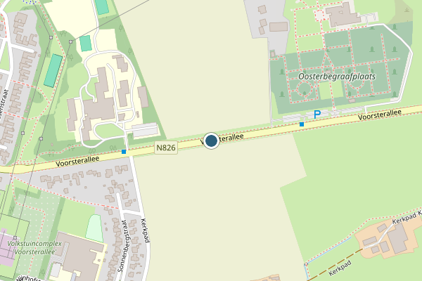 Politie-melding op Voorsterallee, Zutphen op 23 juli, kaart-overzicht