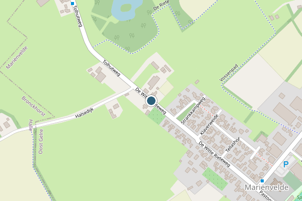 Politie-melding op Marienvelde op 17 mei, kaart-overzicht
