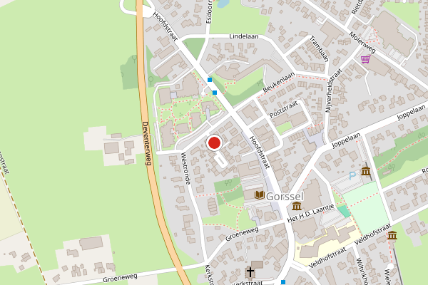 Brandweer-melding op De Bongerd, Gorssel op 15 mei, kaart-overzicht