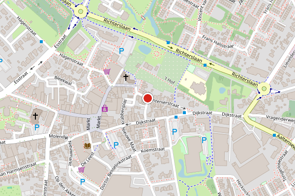 Brandweer-melding op Rentenierstraat, Lichtenvoorde op 25 juli, kaart-overzicht