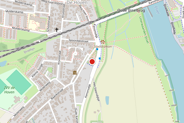 Brandweer-melding op Weg naar Voorst, Zutphen op 28 juli, kaart-overzicht