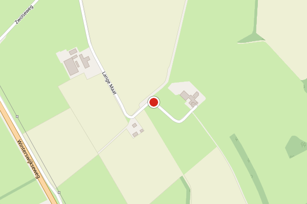 Brandweer-melding op Lange Maat, Groenlo op 28 juli, kaart-overzicht