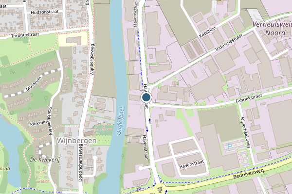 Politie-melding op Havenstraat, Doetinchem op 15 mei, kaart-overzicht