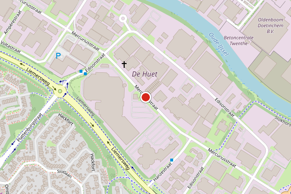 Brandweer-melding op Mercuriusstraat, Doetinchem op 29 juli, kaart-overzicht
