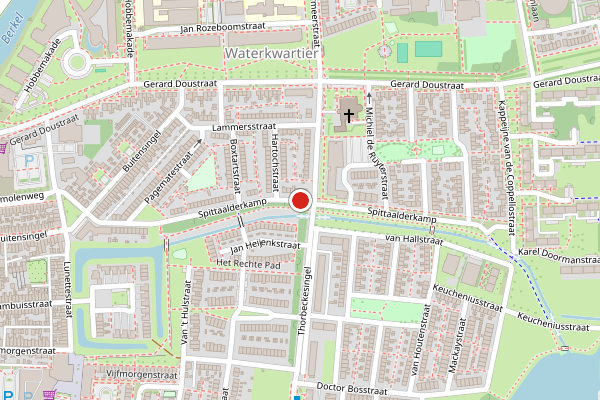 Brandweer-melding op Spittaalderkamp, Zutphen op 29 juli, kaart-overzicht