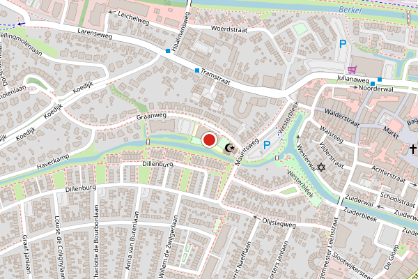 Brandweer-melding op Graanweg, Lochem op 29 juli, kaart-overzicht