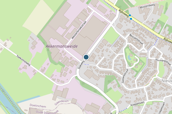 Politie-melding op Slakweg, Gaanderen op 31 juli, kaart-overzicht