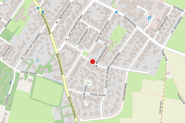 Brandweer-melding op van Lutterveltplein, Lochem op 31 juli, kaart-overzicht