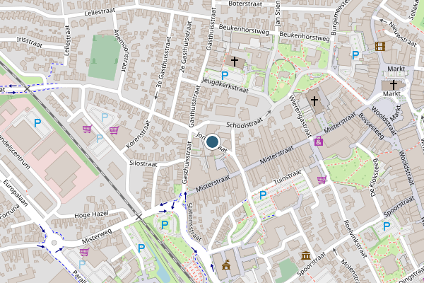 Politie-melding op Jonenstraat, Winterswijk op 19 mei, kaart-overzicht
